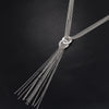 Long Tassel Necklace Multilayer Choker