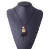 Doll Beads Charms Choker Long Necklace