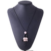 Doll Beads Charms Choker Long Necklace