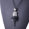Doll Beads Charms Choker Long Necklace