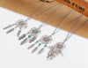 Natural Stone Dream Catcher Necklaces