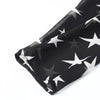 Short Chiffon Star Black Dress