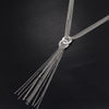 Long Tassel Necklace Multilayer Choker