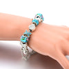 Ocean Style European Crystal Charm Bracelet