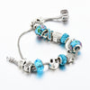 Ocean Style European Crystal Charm Bracelet