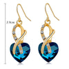 Heart Crystal Earrings