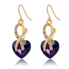 Heart Crystal Earrings