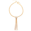 Long Tassel Necklace Multilayer Choker