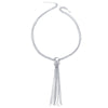 Long Tassel Necklace Multilayer Choker