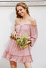 Short Chiffon Vintage Dress