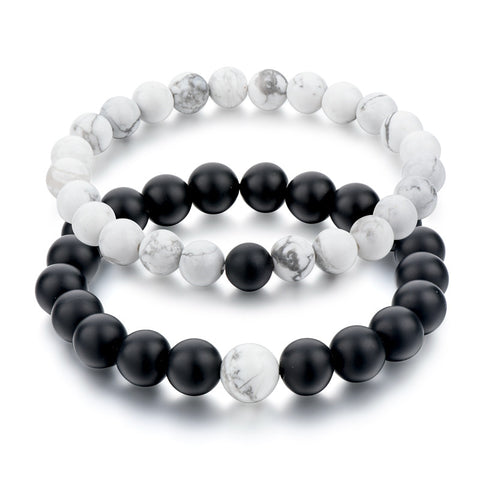 Natural Stone Couple Bracelet Fashion Pulsera
