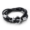 PU Leather Anchor Bracelets Pulsera