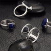 4PCS/LOT Natural Stone Ring Set