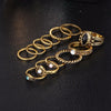 12 PCS/Set Knuckle Midi Rings Set