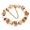 Crystal Heart Beads DIY Charm Bracelets & Bangles