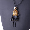 Doll Beads Charms Choker Long Necklace