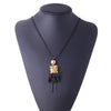 Doll Beads Charms Choker Long Necklace