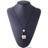 Doll Beads Charms Choker Long Necklace