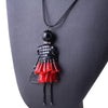 Doll Beads Charms Choker Long Necklace