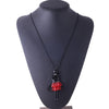 Doll Beads Charms Choker Long Necklace