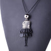 Doll Beads Charms Choker Long Necklace