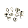 10pcs/Set Vintage Punk Ring Set