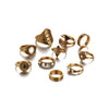 10pcs/Set Vintage Punk Ring Set