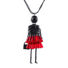 Doll Beads Charms Choker Long Necklace
