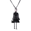 Doll Beads Charms Choker Long Necklace