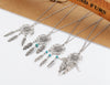 Natural Stone Dream Catcher Necklaces
