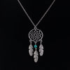 Natural Stone Dream Catcher Necklaces