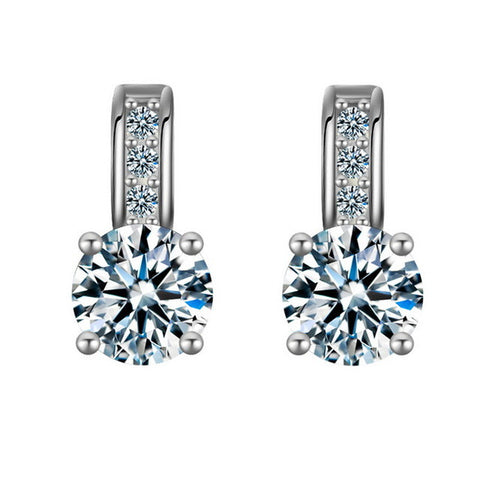 Shining Rhinestone Earrings