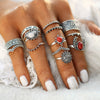 14pcs/set Midi Finger Rings Set