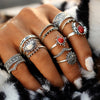 14pcs/set Midi Finger Rings Set