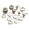 14pcs/set Midi Finger Rings Set