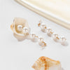 Round Imitation Simulated Pearl Drop Earrings