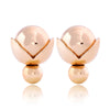 Ball Earrings Double Sided