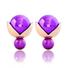 Ball Earrings Double Sided