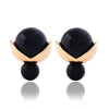 Ball Earrings Double Sided