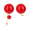 Ball Earrings Double Sided