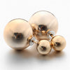 Ball Earrings Double Sided