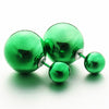 Ball Earrings Double Sided