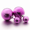 Ball Earrings Double Sided