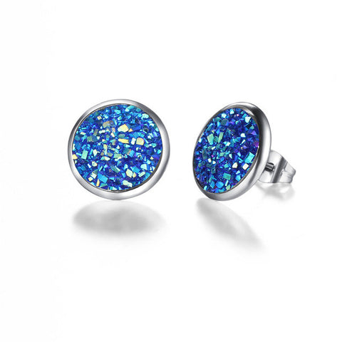 Crystal Rhinestone Stud Earrings