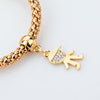 3PCS Charm Bangles Plated Bracelets