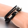 PU Leather Anchor Bracelets Pulsera